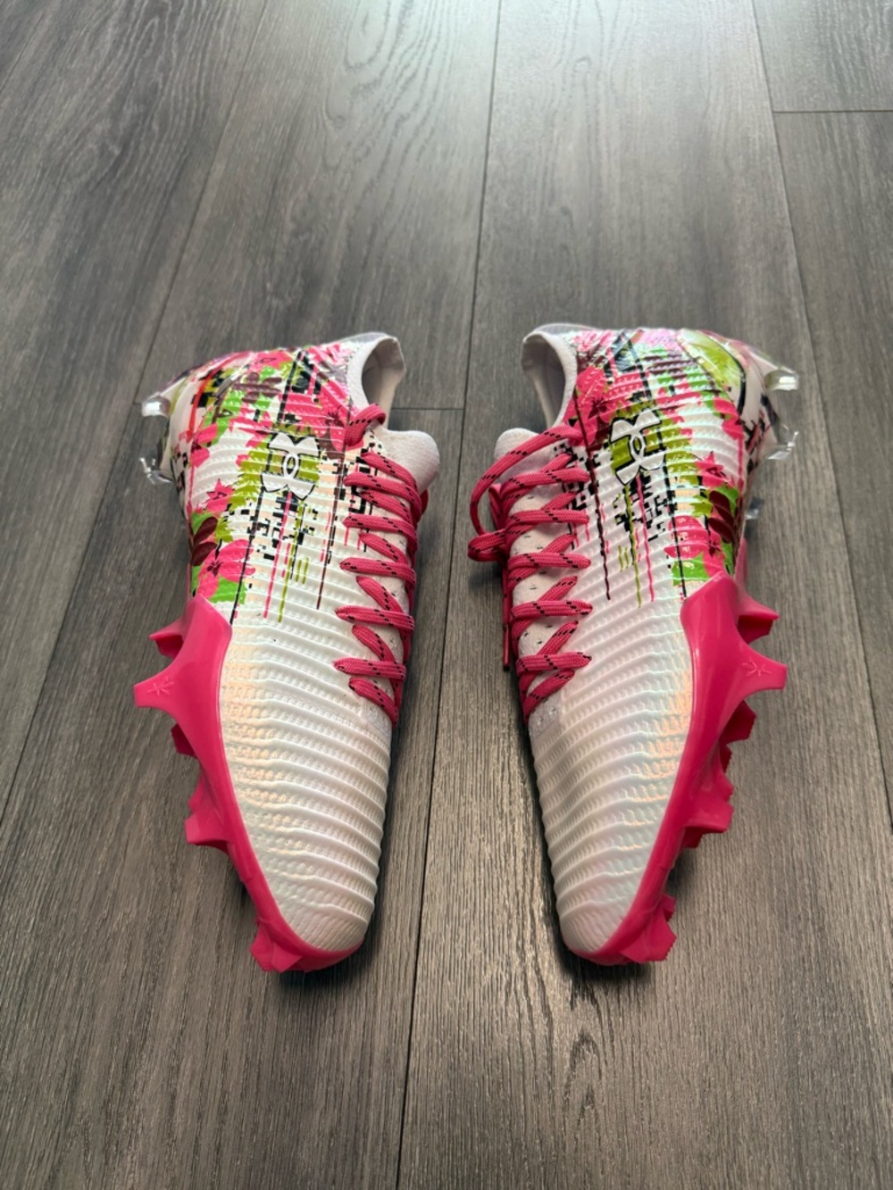 Under Armour Blur Pro LE Hovr Lacrosse Pink Flower 6006433-100 Men’s New